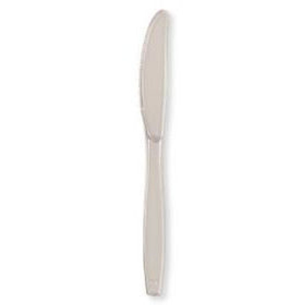 Clear Midweight Plastic Knives (20ct)