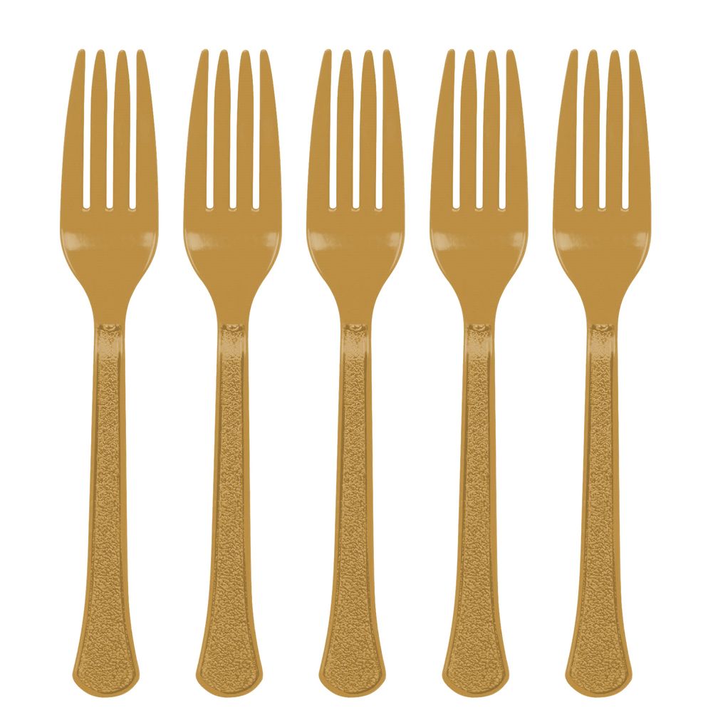 Gold Midweight Forks (20ct)