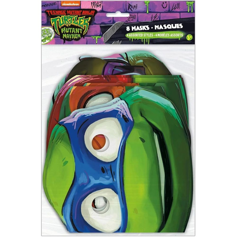 8 TMNT MUTANT MYHM PAPER MASK
