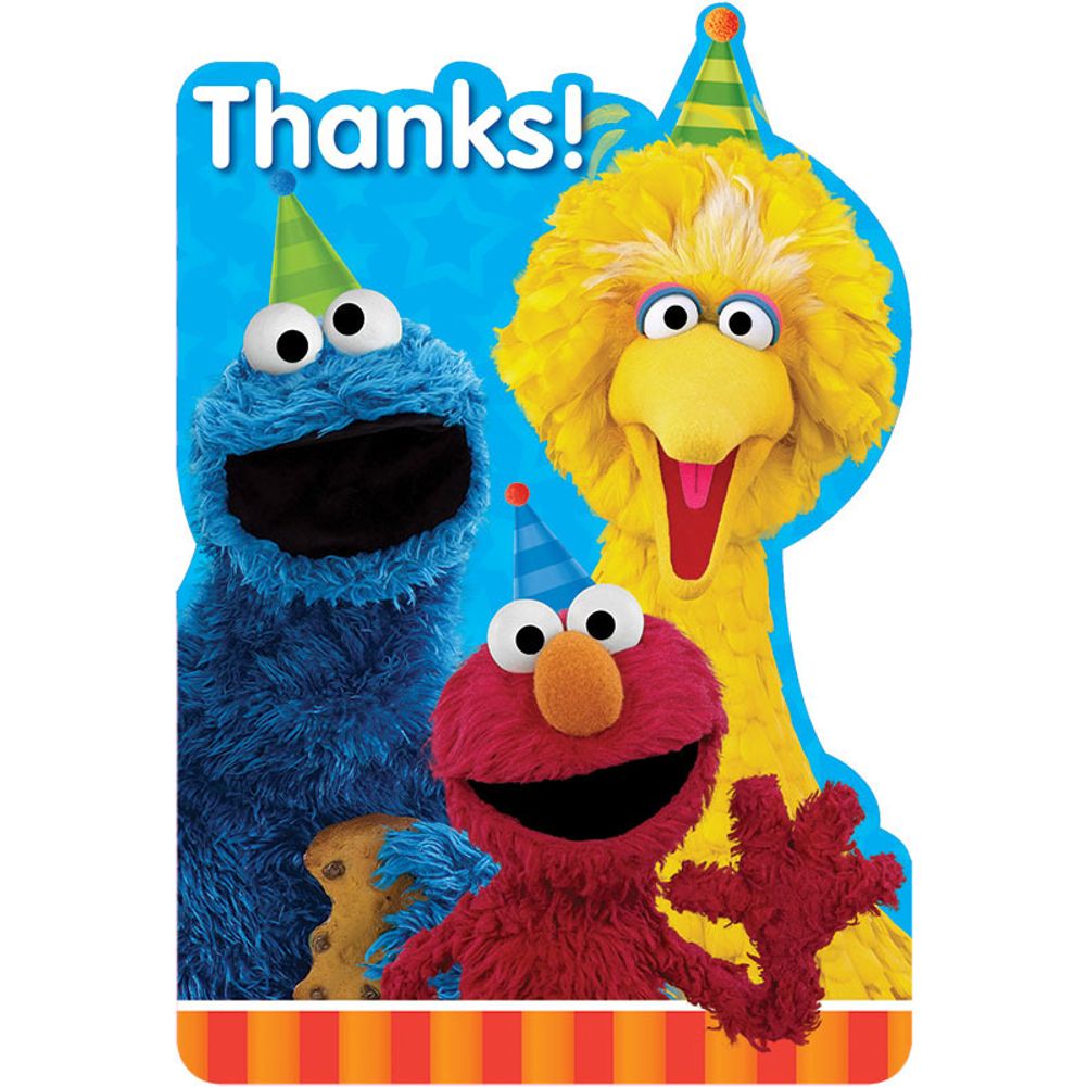 Sesame Street Thank You Notes (8 ct)