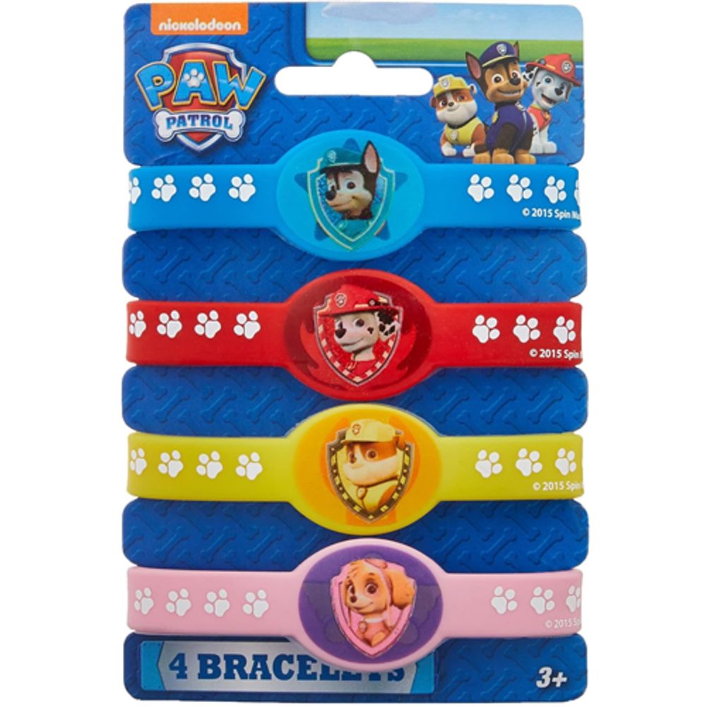 Paw Patrol Stretchy Bracelets (4ct)