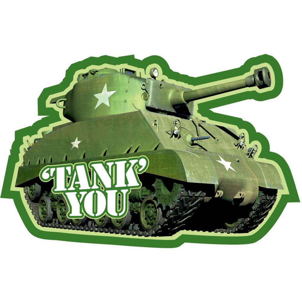 Camouflage Thank You Notes