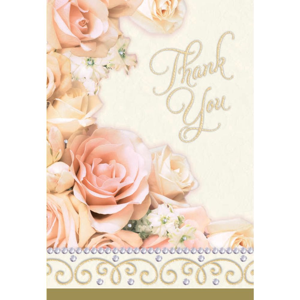 Dazzling Shower Thank You Notes