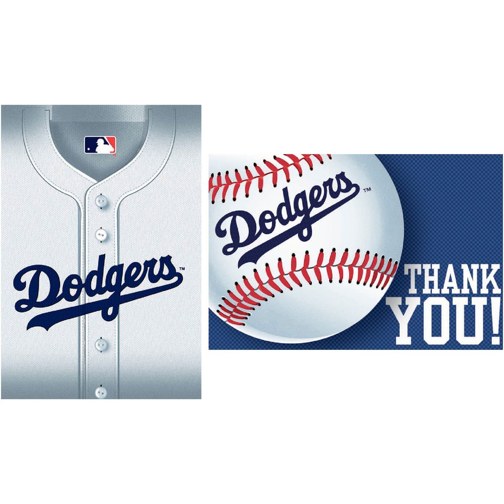 Los Angeles Dodgers Invites and Thank You Notes