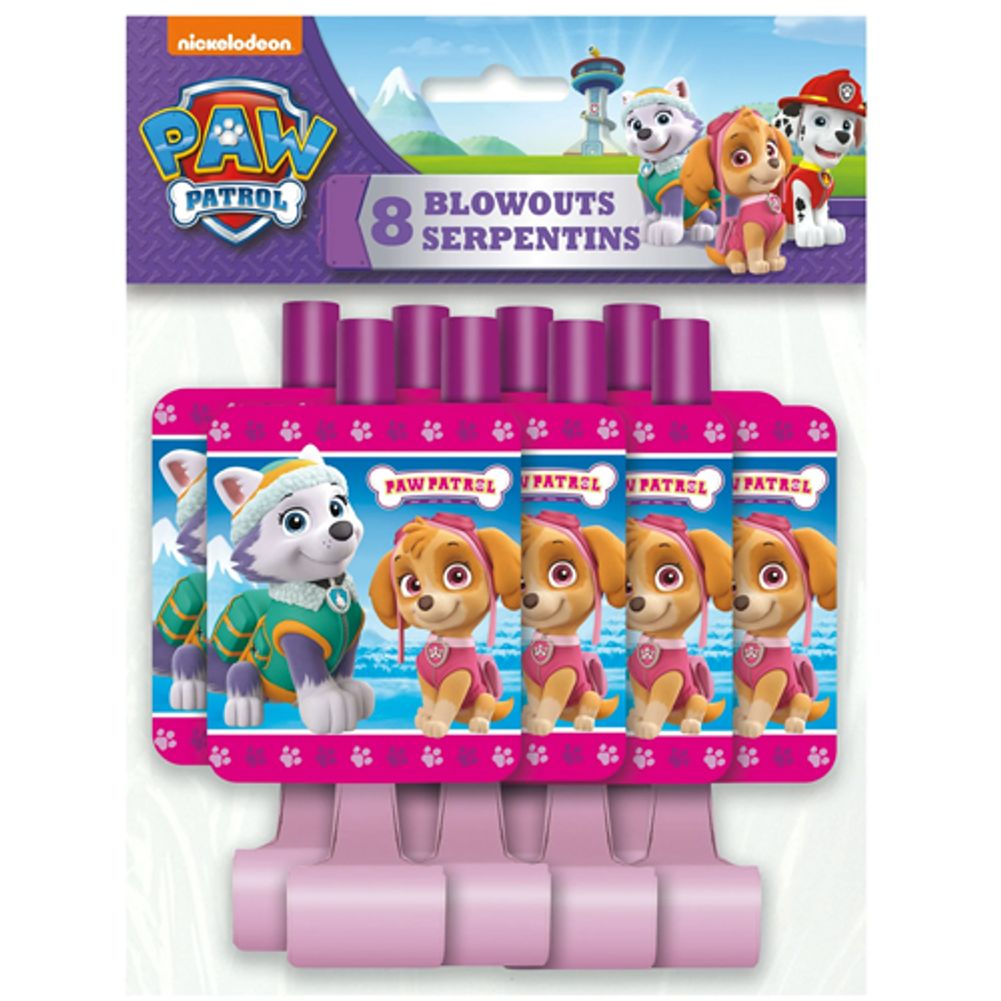 Paw Patrol Girl Blowouts (8ct)