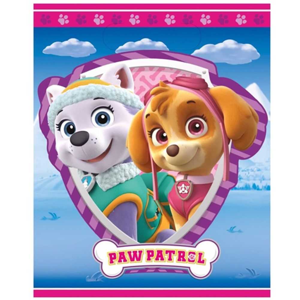 Paw Patrol Girl Loot Bags (8ct)