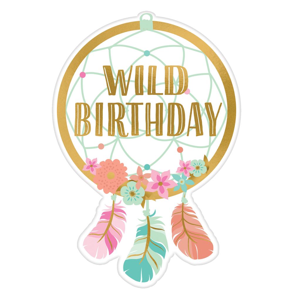 Boho Birthday Invitations (8 ct)