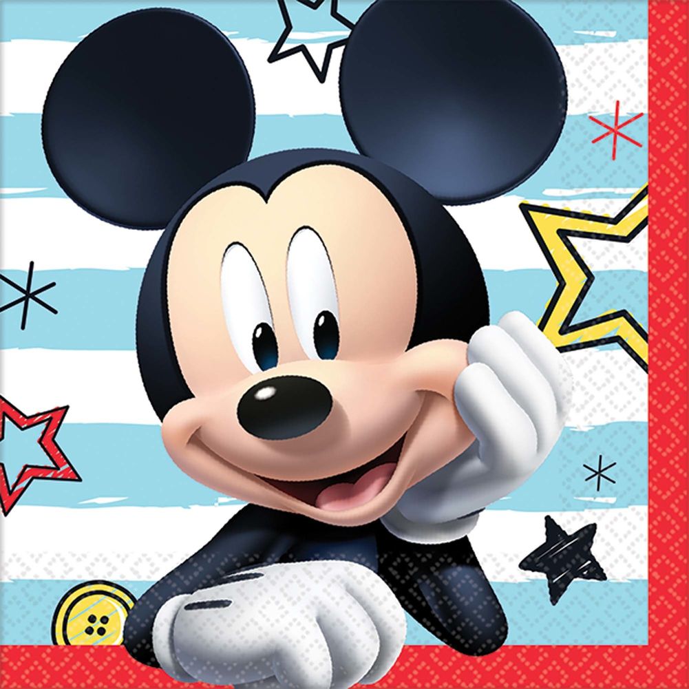 Mickey On The Go Beverage Napkins (16 ct)