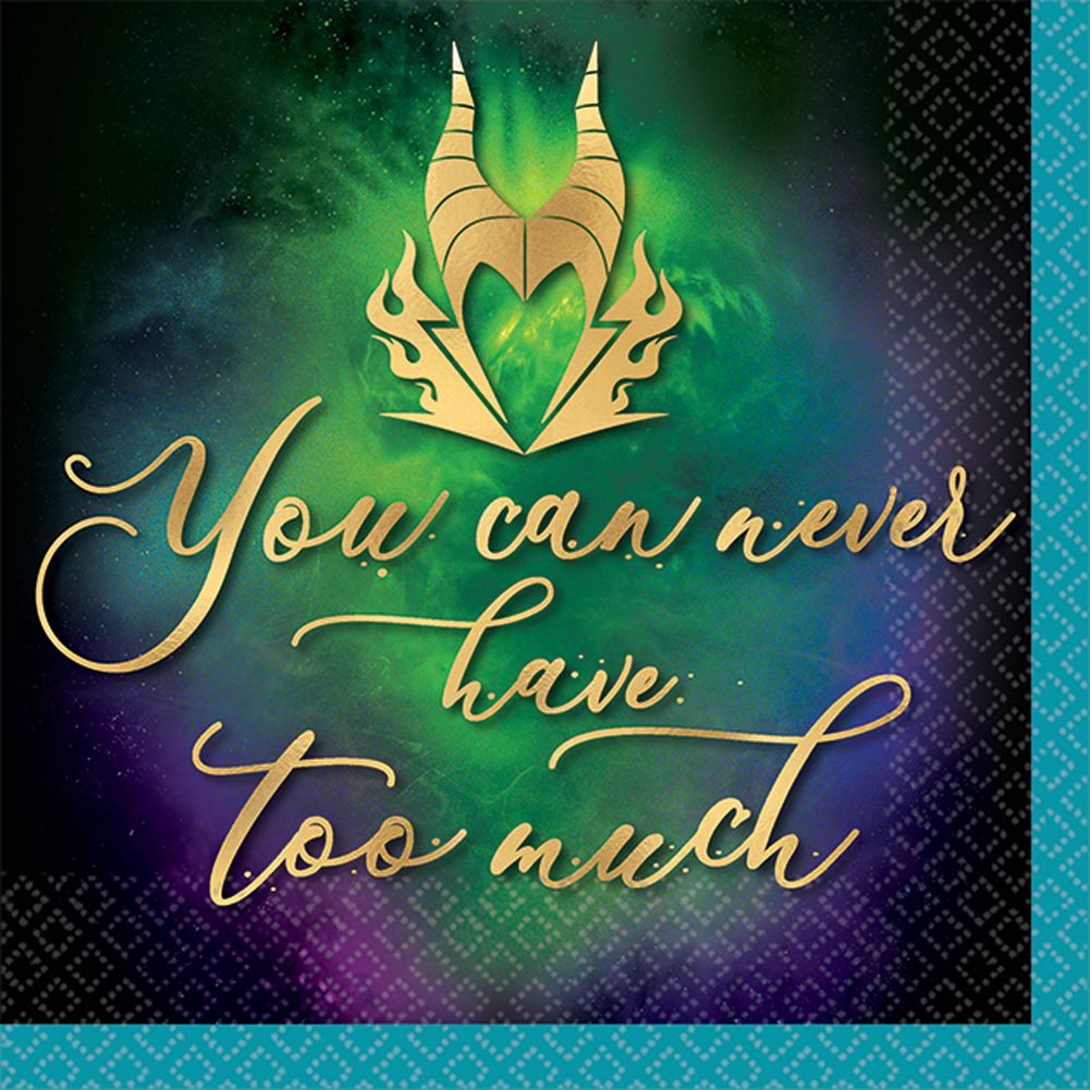 ©Disney Villains Maleficent Beverage Napkins