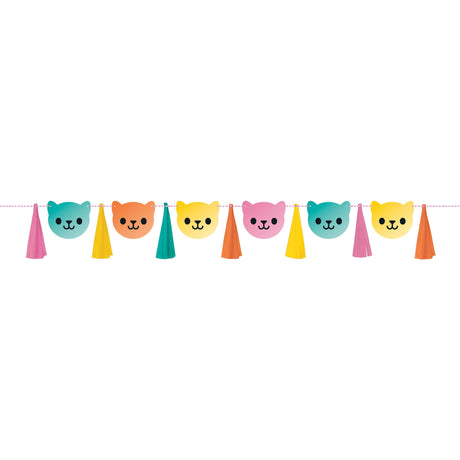 Gabby's Dollhouse Birthday Party Kit for 16 – 9 Inch Plates, Napkins, Table Cover, Banner, Balloons and Paper Fans (52 pc) – photo 8