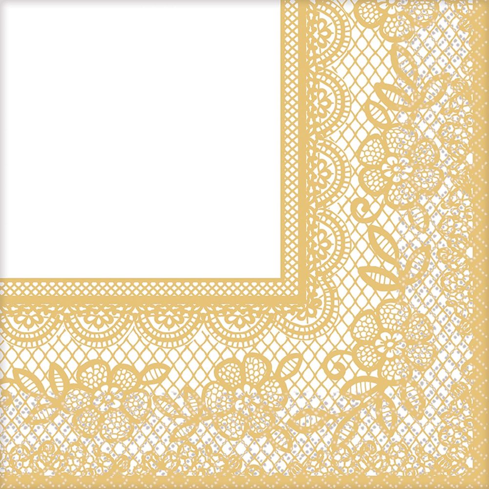 Delicate Lace Luncheon Napkins (16ct)