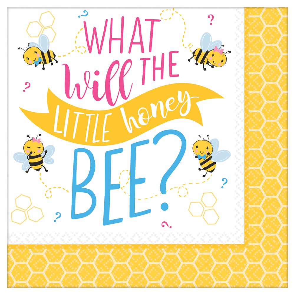 What Will It Bee? Luncheon Napkins, 16ct