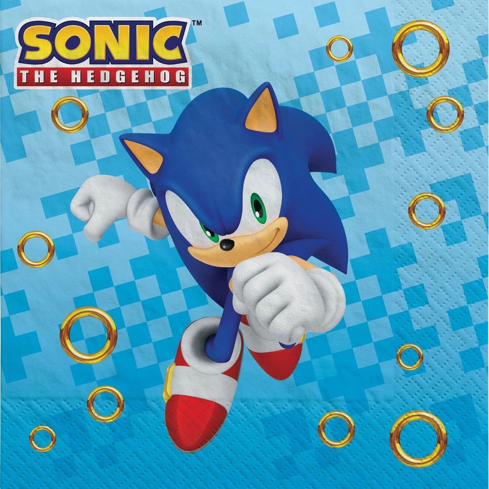 Sonic Luncheon Napkins (16ct)