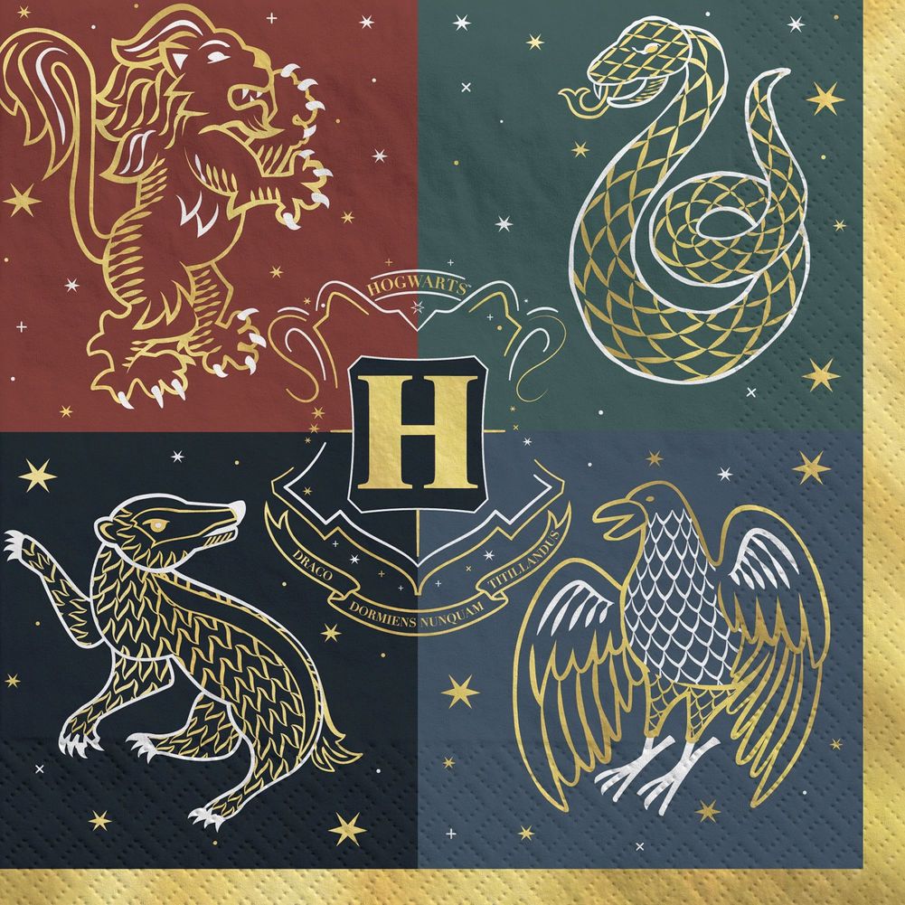 Harry Potter Hogwarts United Luncheon Napkin (16ct)