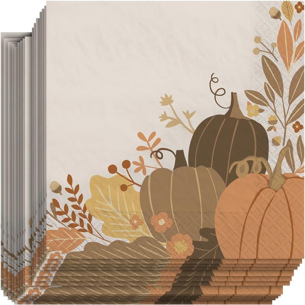 Golden Autumn Luncheon Napkins (16ct)