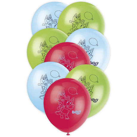 Bluey Birthday Party Kit for 16 – 9 Inch Plates, Napkins, Table Cover, Cups, Banner, Balloons and Swirl Decorations (61 pc) – photo 8