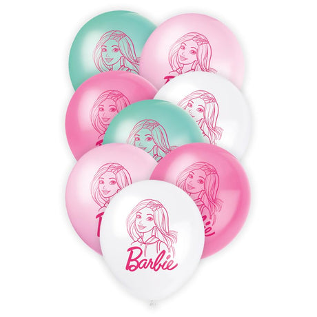 Barbie Birthday Party Kit for 16 – 9 Inch Plates, Napkins, Table Cover, Banner and Balloons (42 pc) – photo 6