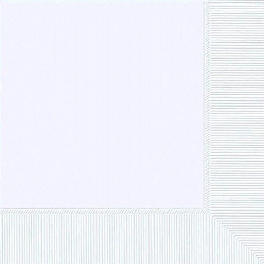 Frosty White Dinner Napkins (20ct)