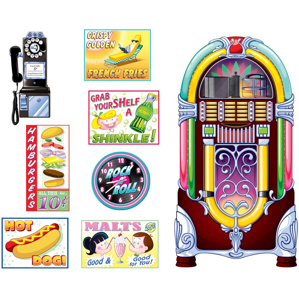 Jukebox and Signs Scene Setter