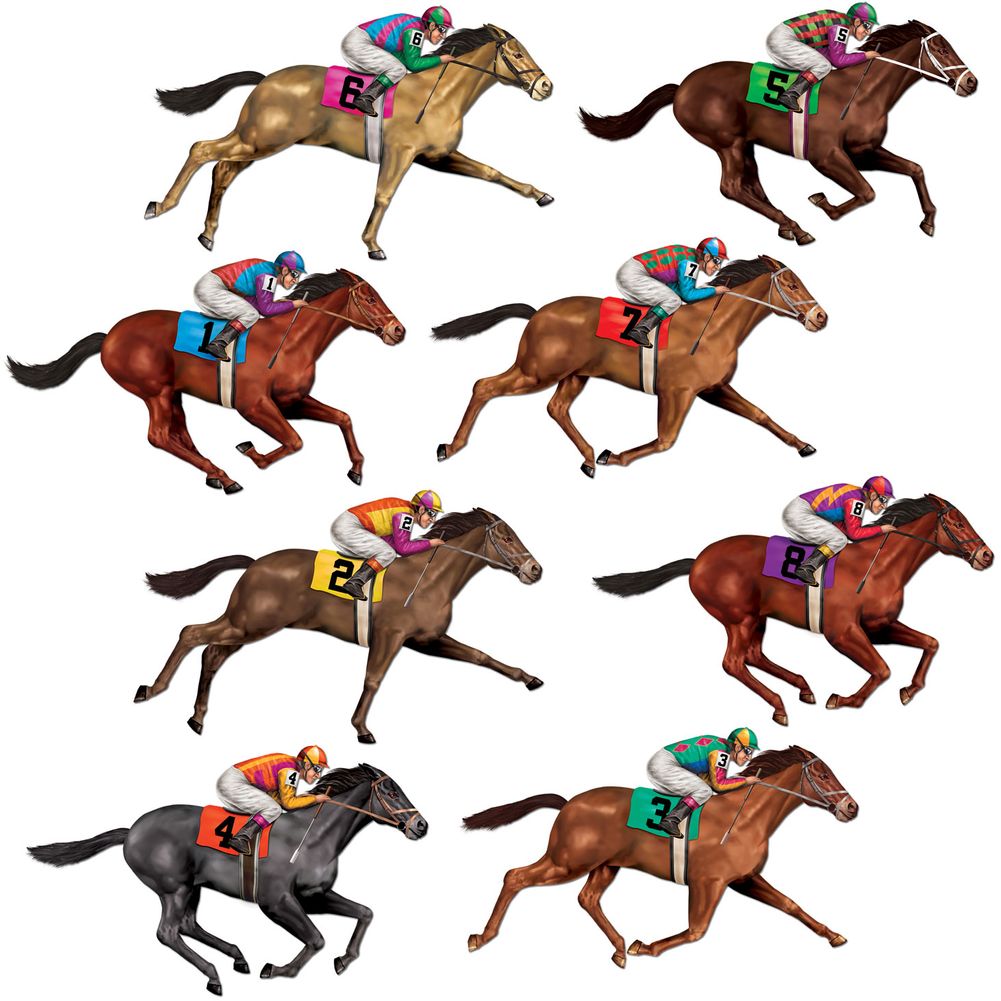 29" Race Horse Props