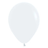 Sempertex 5" Fashion White Latex Balloons (100ct)