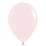 Sempertex 5" Pastel Matte Pink Latex Balloons (100ct)