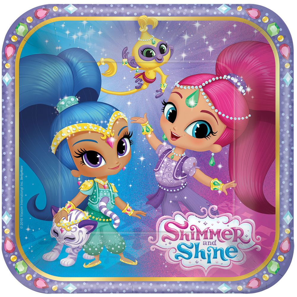 Shimmer and Shine Dessert Plates (8ct)