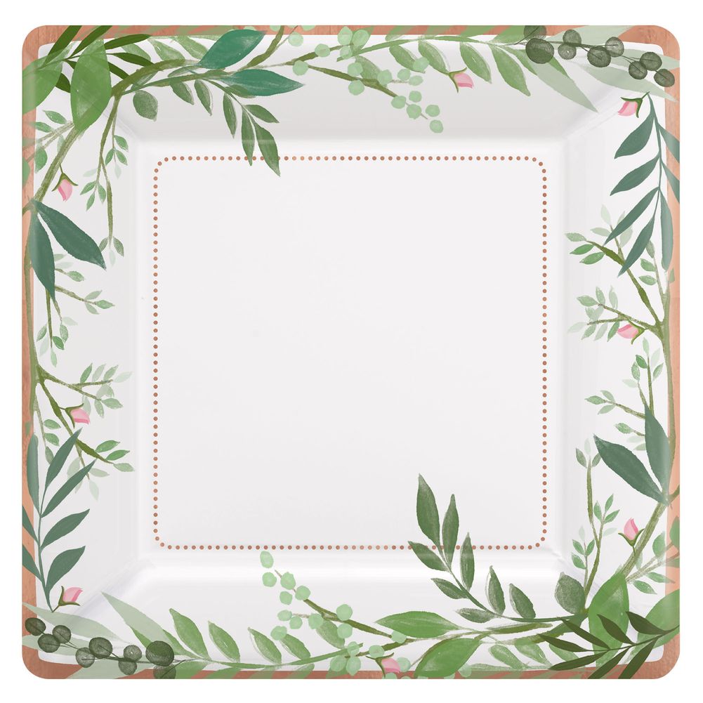 Love and Leaves Dessert Plates (8 ct)