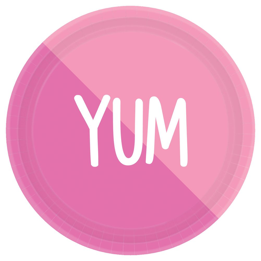 Yum Two Tone Dessert Plates (8 ct)