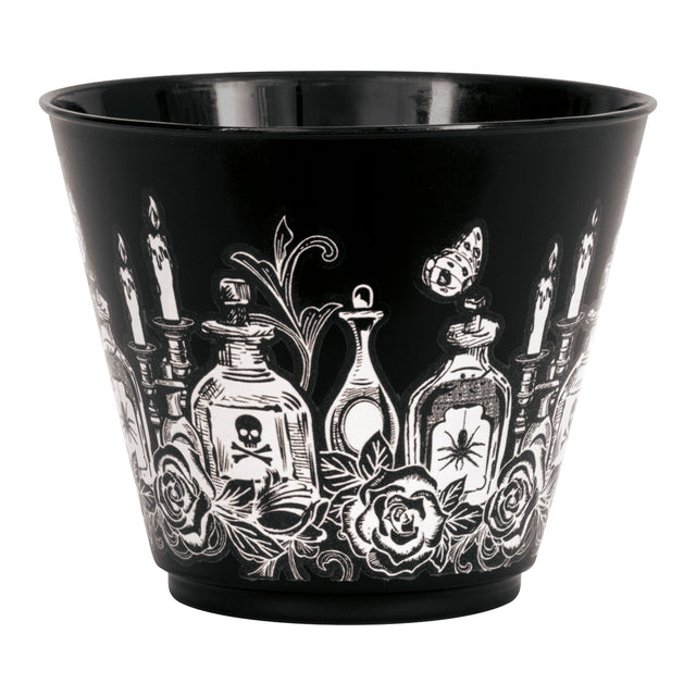 Skull 9oz Plastic Tumblers Foil Stamped (8ct)
