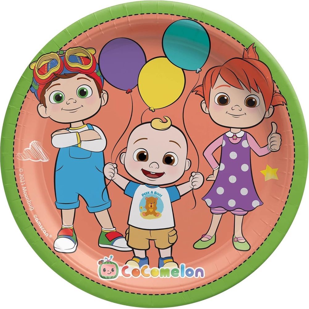 Cocomelon Dessert Plates (8ct)