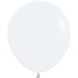Sempertex 18" Fashion White Latex Balloons (25ct)