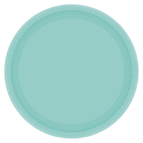 Robins Egg Blue Paper Dessert Plates (8ct)