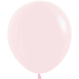 Sempertex 18" Pastel Matte Pink Latex Balloons (25ct)