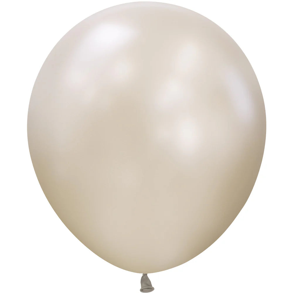 Sempertex 18" Silk Cream Pearl Latex Balloons (25ct)
