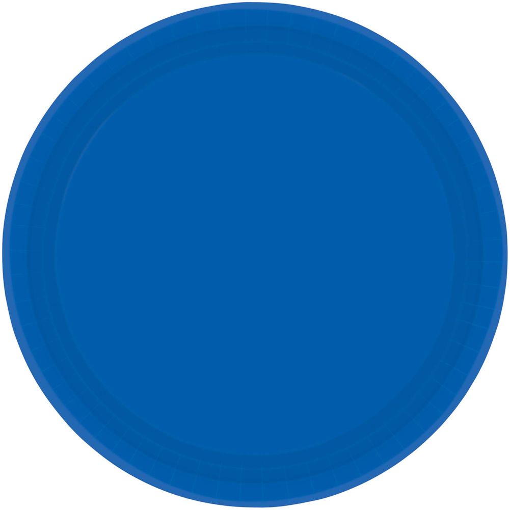 Bright Royal Blue Paper Dinner Plates (16ct)