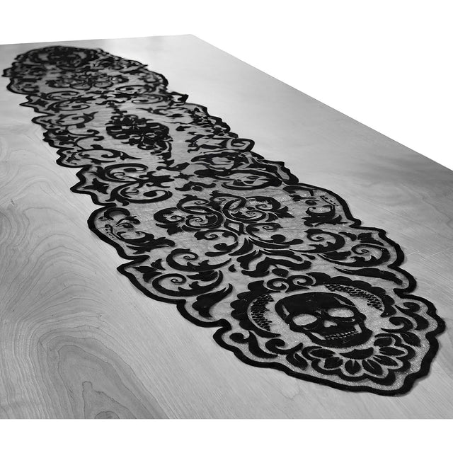 Glam Boneyard Fabric Table Runner (1ct)