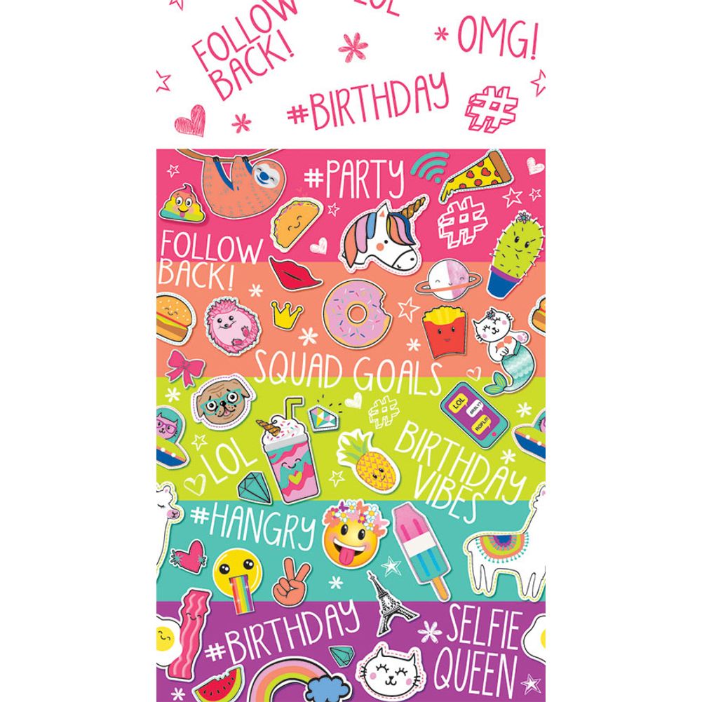 Selfie Celebration Paper Rectangle Tablecover