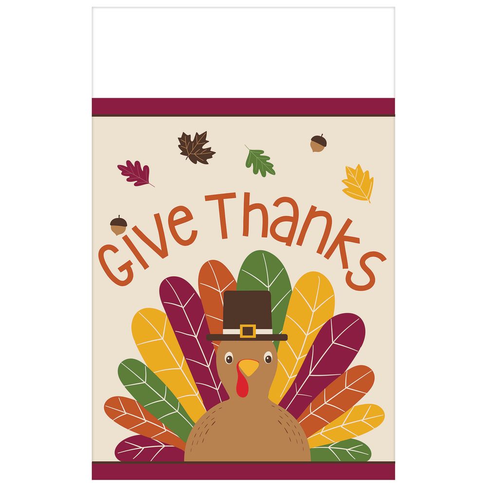 Gobble Gobble Plastic Tablecover (1 ct)