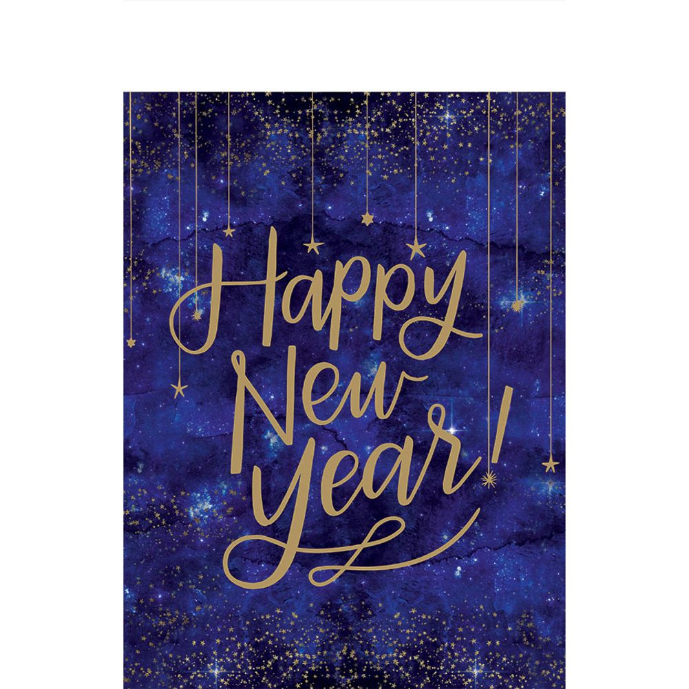 Midnight New Years Eve Plastic Tablecover (1 ct)