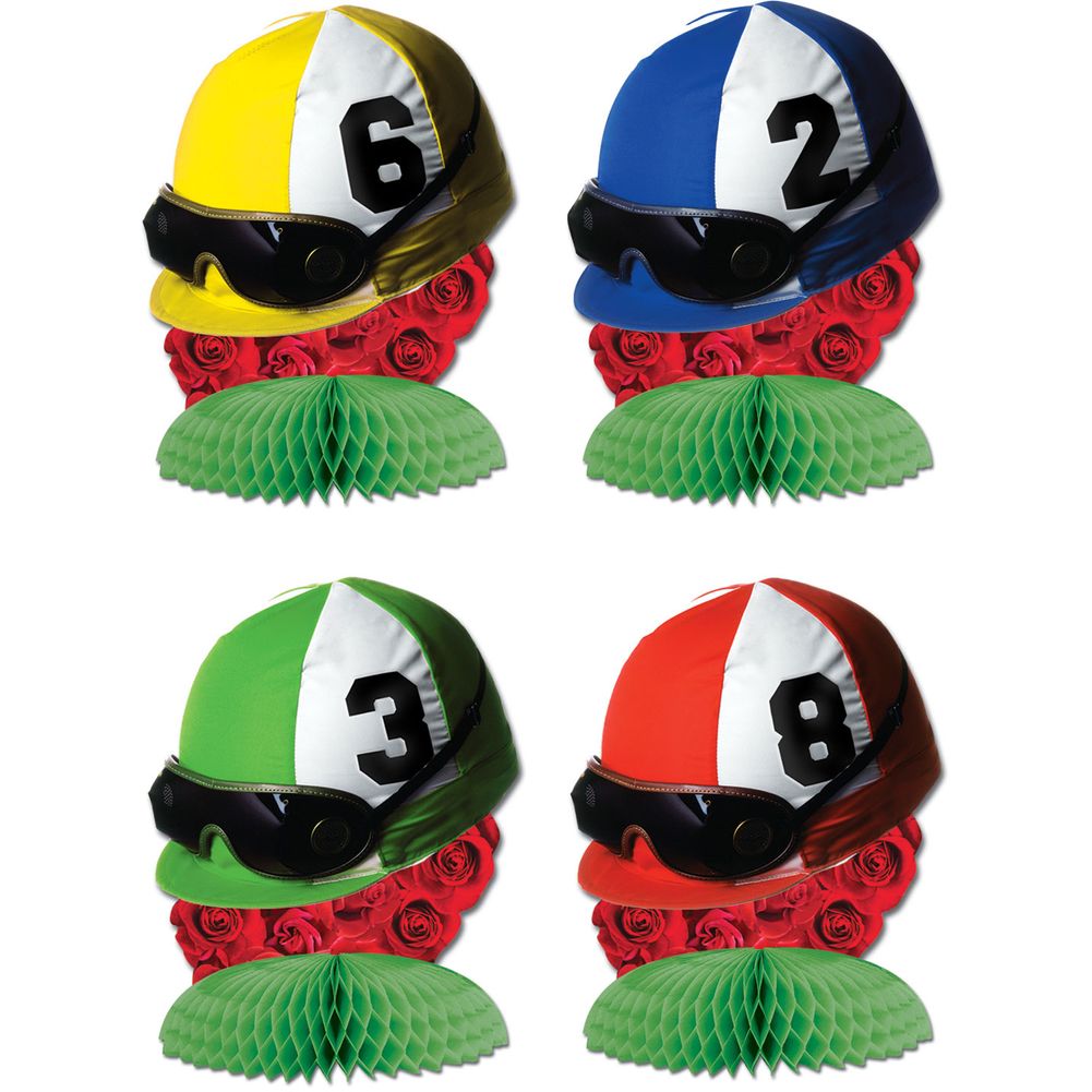 4.5" Derby Day Mini Centerpieces