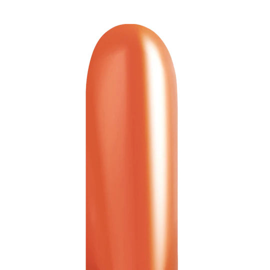Sempertex 260 Deluxe Sunset Orange Latex Balloons (50ct)