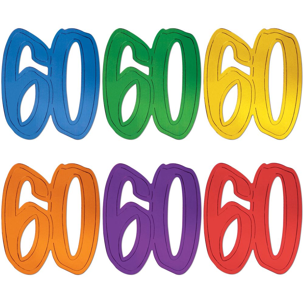 &quot;60&quot; Foil Cutouts