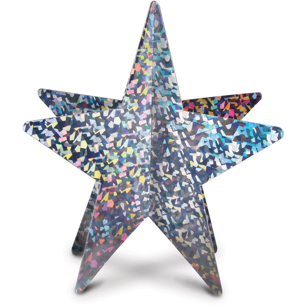 3-D Prismatic Star Centerpiece