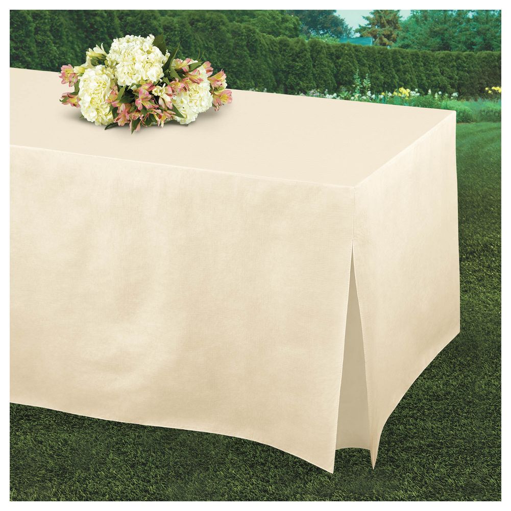 Vanilla Creme Table Fitter 31" X 72"