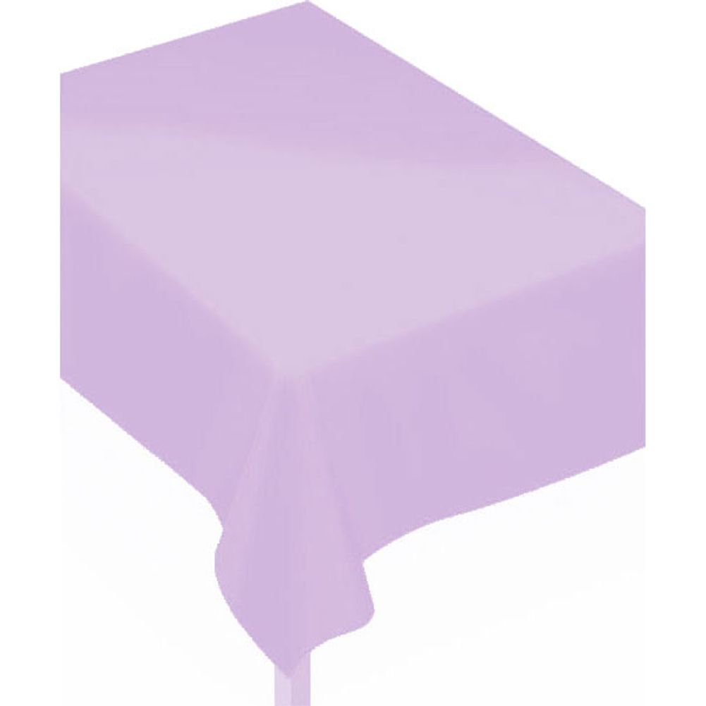 Lavender Fabric Backed Rectangle Tablecover