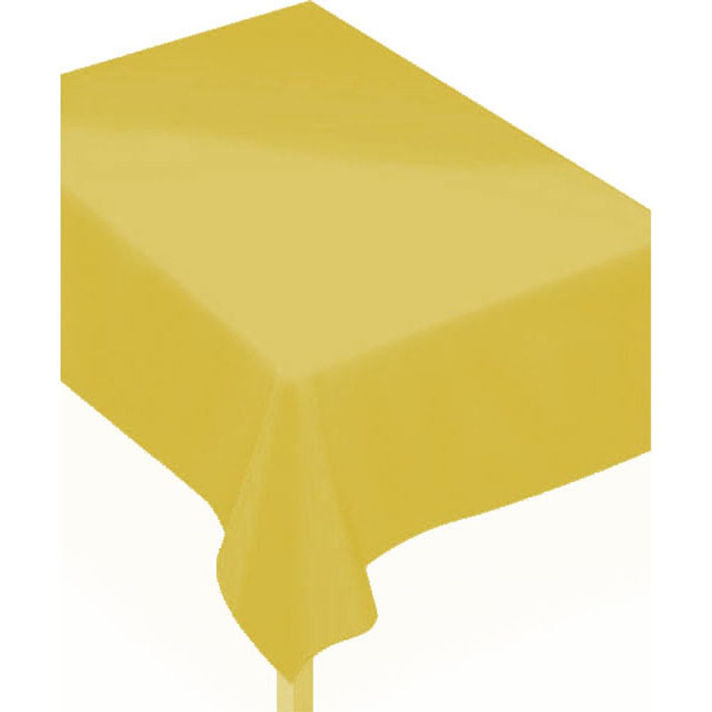 Yellow Sunshine Fabric Backed Rectangle Tablecover