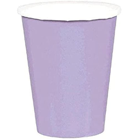 Lavender 9oz Paper Cups (8ct)