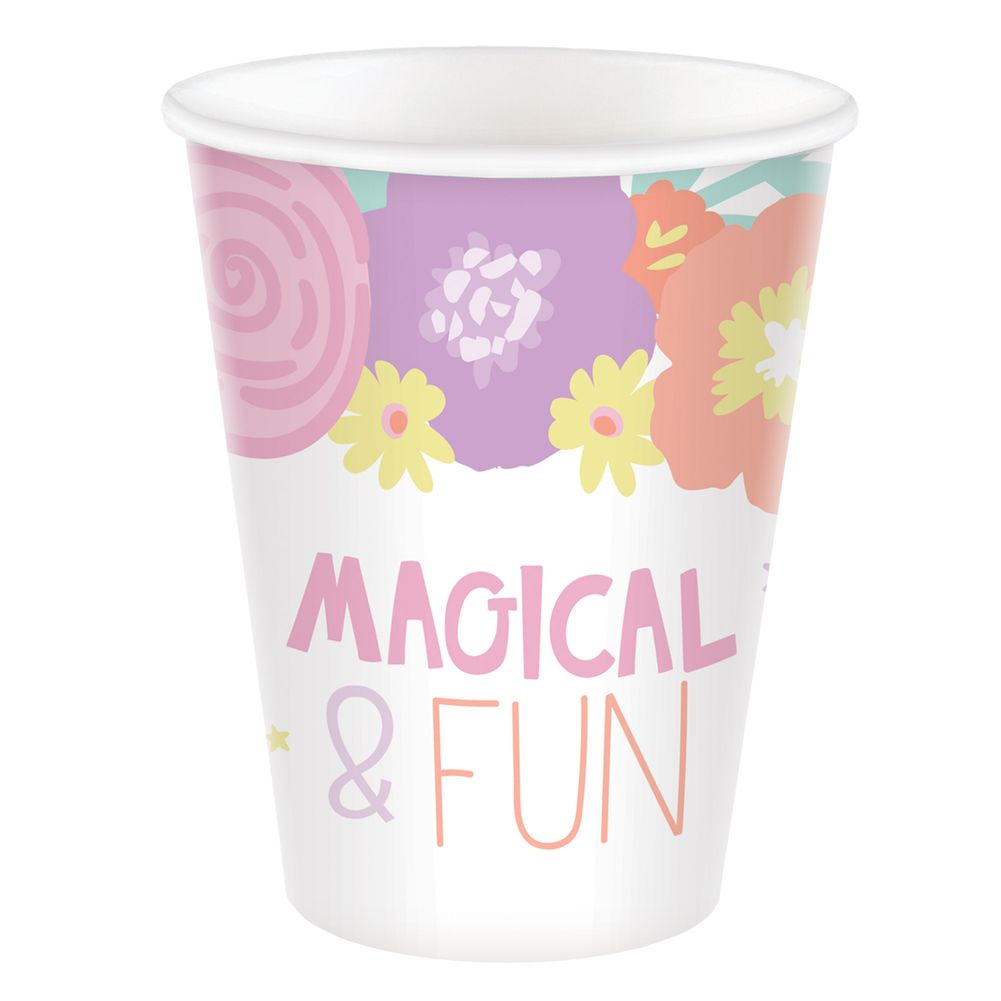 Unicorn Party Cups, 8ct
