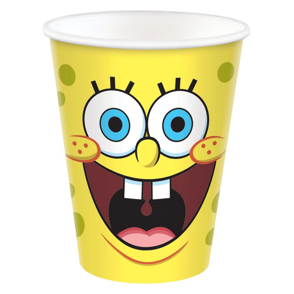 Spongebob 9oz Paper Cups (8ct)